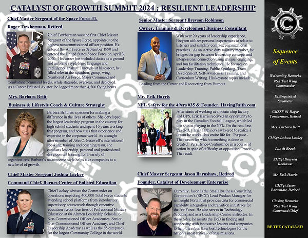 Digital Event Program 2024 Catalyst Of Growth